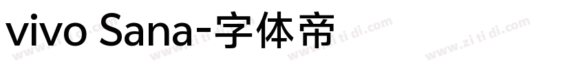 vivo Sana字体转换